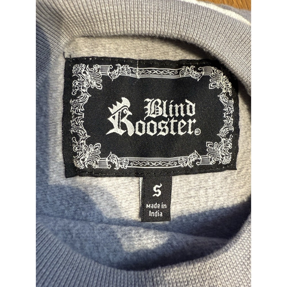 Blind Rooster Dragon Crewneck Sweatshirt Small All Over Print Asian‎ Y2K - Picture 3 of 7